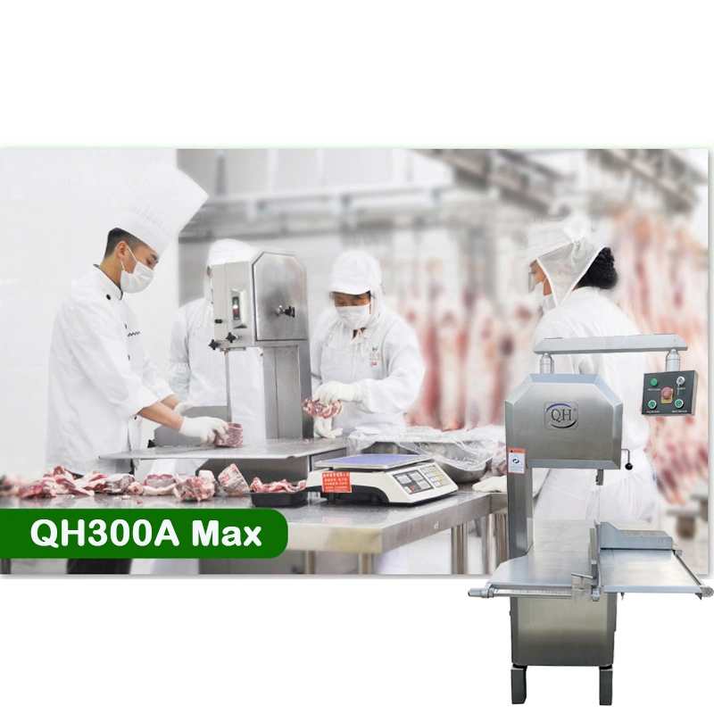 Qh300h Electric Slaughter Meat Grinder Slicer Processing Cutting Line Farm Poultry Saw Chicken Fish Cattle Pig Slaughtering Machine Abattoir Equipment