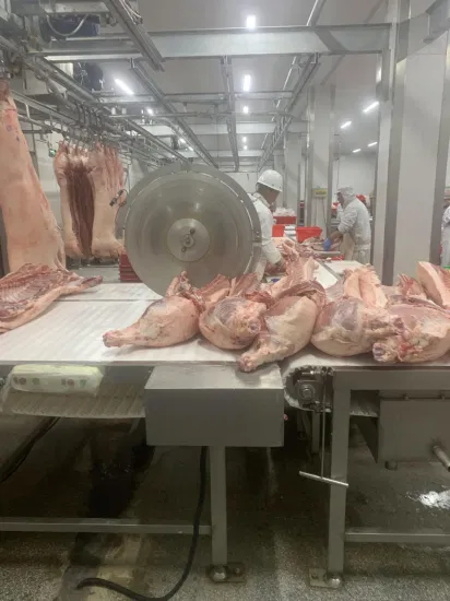 Cattle Slaughter House Cow Bull Sheep Pig Processing Slaughtering Equipment Farm Machinery Bull Meat Processing with Cold